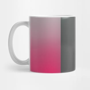 Pink and Grey Gradient Design Mug